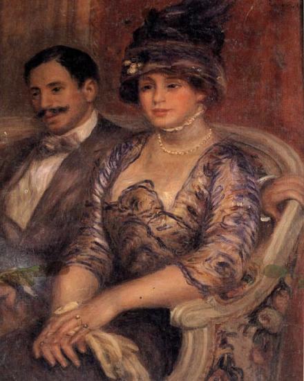 Pierre Renoir M and Mme Bernheim de Villers oil painting picture